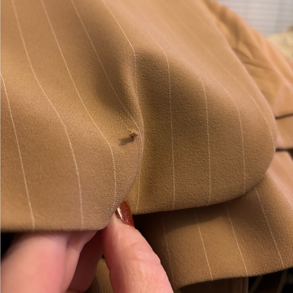 Express Brown Pinstripe ladies Blazer - Picture 8 of 8